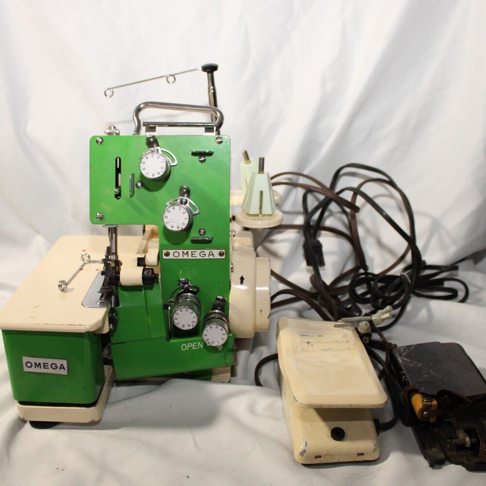 Vintage Omega 755 Serger Sewing Machine Made In Japan Overlock AS IS For Parts